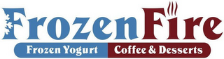 FROZENFIRE FROZEN YOGURT, COFFEE & DESSERTS logo