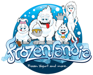 FROZENLANDIA FROZEN YOGURT AND MORE... logo