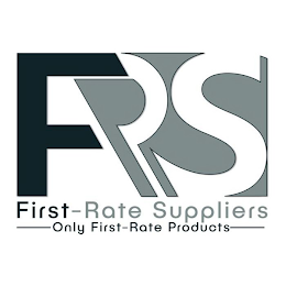 FRS FIRST RATE SUPPLIERS ONLY FIRST RATE PRODUCTS logo