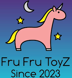 FRU FRU TOYZ SINCE 2023 logo