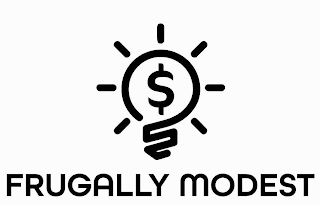 FRUGALLY MODEST logo
