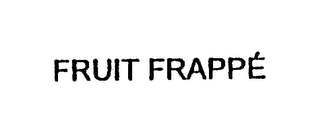 FRUIT FRAPPE logo