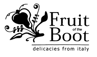 FRUIT OF THE BOOT DELICACIES FROM ITALY logo