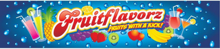 FRUITFLAVORZ FRUITS WITH A KICK! logo