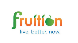 FRUITION LIVE. BETTER. NOW. logo