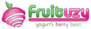 FRUITUZY YOGURT'S BERRY BEST! logo
