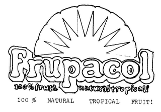 FRUPACOL 100% NATURAL TROPICAL FRUIT! logo