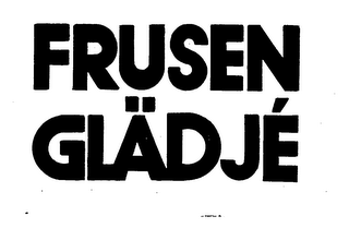 FRUSEN GLADJE logo
