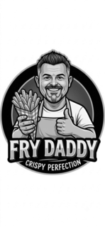 FRY DADDY CRISPY PERFECTION logo