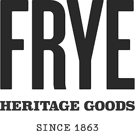 FRYE HERITAGE GOODS SINCE 1863 logo