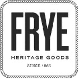FRYE HERITAGE GOODS SINCE 1863 logo