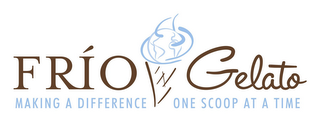 FRÍO GELATO MAKING A DIFFERENCE ONE SCOOP AT A TIME logo