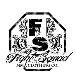 FS FIGHT SQUAD MMA CLOTHING CO. logo