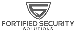 FS FORTIFIED SECURITY SOLUTIONS logo