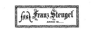 F.S. FRANZ STENGEL ANNO 19 logo