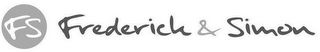 FS FREDERICK & SIMON logo