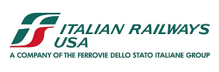 FS ITALIAN RAILWAYS USA A COMPANY OF THE FERROVIE DELLO STATO ITALIANE GROUP logo