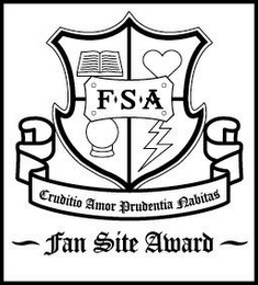 FSA CRUDITIO AMOR PRUDENTIA NABITAS FAN SITE AWARD logo