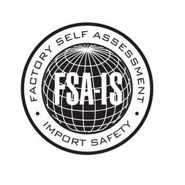 FSA-IS FACTORY SELF ASSESSMENT · IMPORT SAFETY · logo