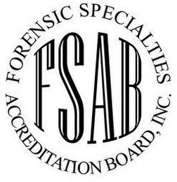FSAB FORENSIC SPECIALTIES ACCREDITATIONBOARD, INC. logo