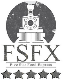 FSFX FIVE STAR FOOD EXPRESS logo