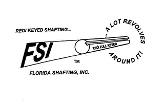 FSI REDI KEYED SHAFTING...REDI FULL KEYEDA LOT REVOLVES AROUND IT! logo