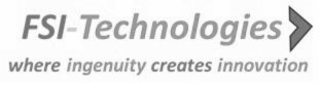 FSI-TECHNOLOGIES WHERE INGENUITY CREATES INNOVATION logo