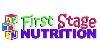 FSN FIRST STAGE NUTRITION logo