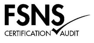 FSNS CERTIFICATION AUDIT logo