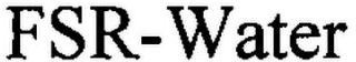 FSR-WATER logo