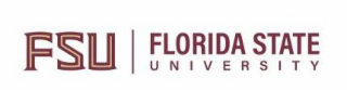 FSU FLORIDA STATE UNIVERSITY logo