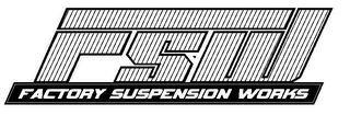 FSW FACTORY SUSPENSION WORKS logo