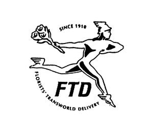 FTD SINCE 1910 FLORISTS' TRANSWORLD DELIVERY logo