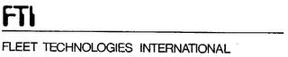 FTI FLEET TECHNOLOGIES INTERNATIONAL logo