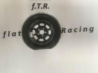 F.T.R. FLAT TIRE RACING logo