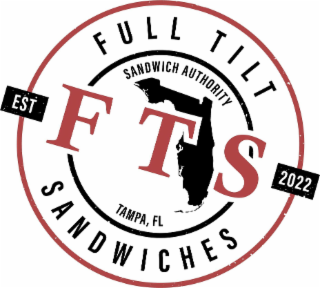 FTS FULL TILT SANDWICH AUTHORITY SANDWICHES TAMPA, FL EST 2022 logo
