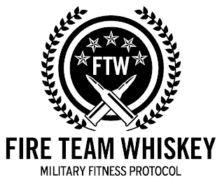 FTW FIRE TEAM WHISKEY MILITARY FITNESS PROTOCOL logo
