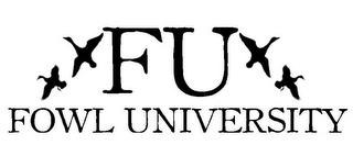 FU FOWL UNIVERSITY logo
