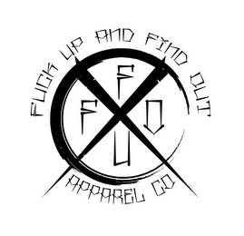 FUCK UP AND FIND OUT APPAREL CO F U F O logo