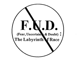 F.U.D. (FEAR, UNCERTAINTY & DOUBT): THELABYRINTH OF RACE logo