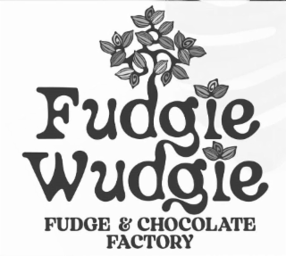 FUDGIE WUDGIE FUDGE & CHOCOLATE FACTORY logo