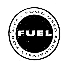 FUEL FOOD USED EXCLUSIVELY FOR LIFE logo