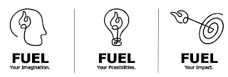 FUEL YOUR IMAGINATION. FUEL YOUR POSSIBILITIES. FUEL YOUR IMPACT. logo