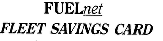 FUELNET FLEET SAVINGS CARD logo