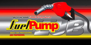 FUELPUMP LUB MADE FOR PROFESSIONAL USO PROFESSIONAL LONG LASTING FORMULA FORMULA DE LARGA DURACION logo