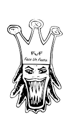 FUF FACE UR FEARS logo