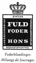 FULD FODER HONS STATENS FODERSTOFKONTROL logo