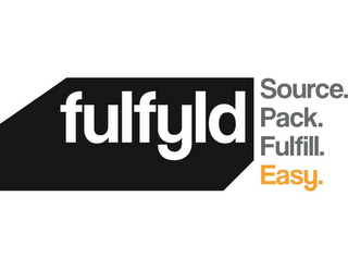 FULFYLD SOURCE. PACK. FULFILL. EASY. logo