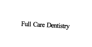 FULL CARE DENTISTRY logo