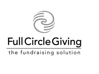 FULL CIRCLE GIVING THE FUNDRAISING SOLUTION logo